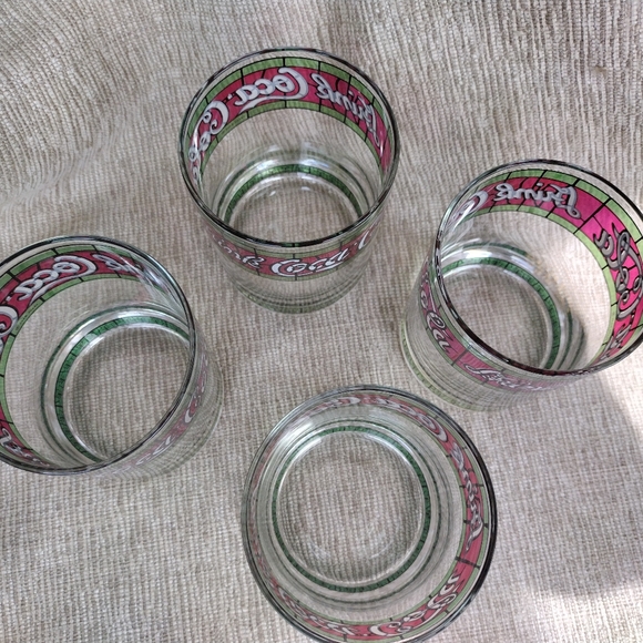 Vintage Coca-Cola Glasses Set Of 4 - Picture 9 of 9